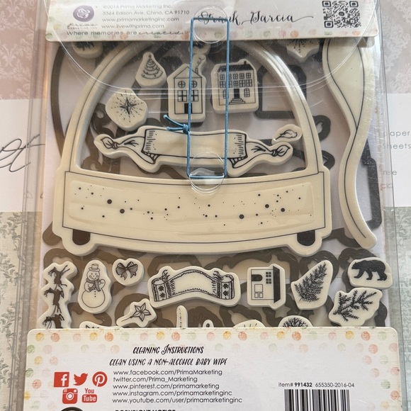 Craft Papers and Embellishments Set - Picture 4 of 6